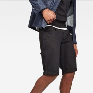 G-Star Raw 3301 Straight Denim shorts Black Jeans - 29